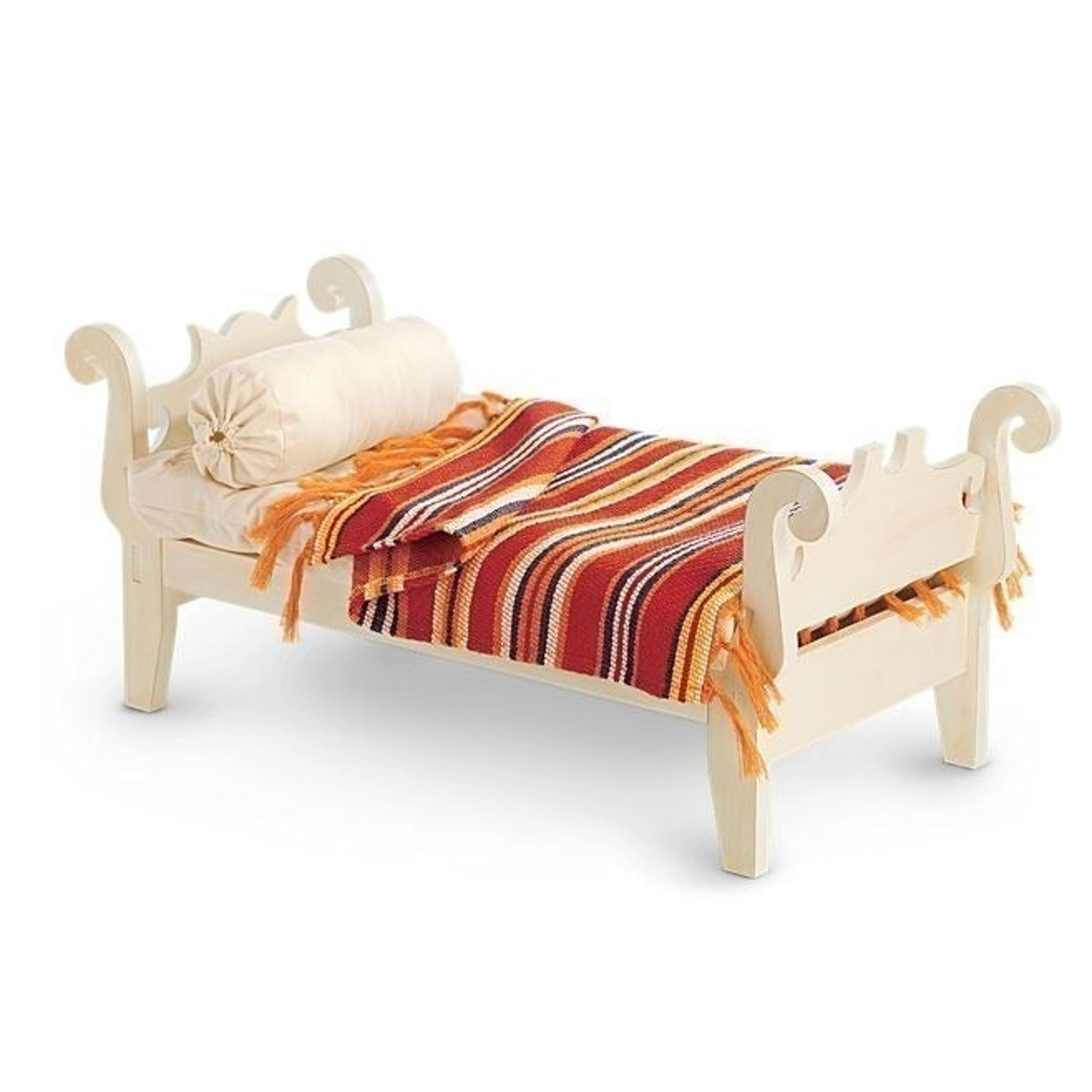 American Girl Doll Josefina's White Sleigh Bed NEW
