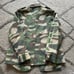 Smythe camo print bellows pocket shirt jacket green embroidered small