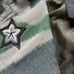 Smythe camo print bellows pocket shirt jacket green embroidered small