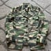 Smythe camo print bellows pocket shirt jacket green embroidered small