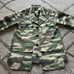 Smythe camo print bellows pocket shirt jacket green embroidered small
