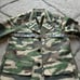 Smythe camo print bellows pocket shirt jacket green embroidered small
