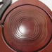 Duck Collapsible Dark Wood Basket, Spiral Cut, w/Swivel Adjustable Body, Painted