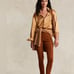 Ralph Lauren lamb suede legging