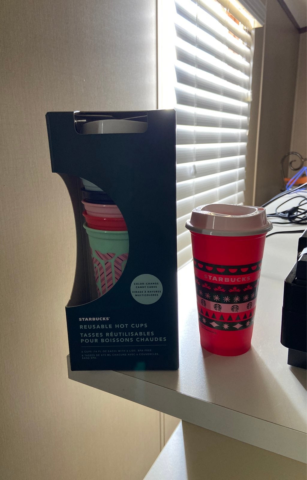 Starbucks color changing cups