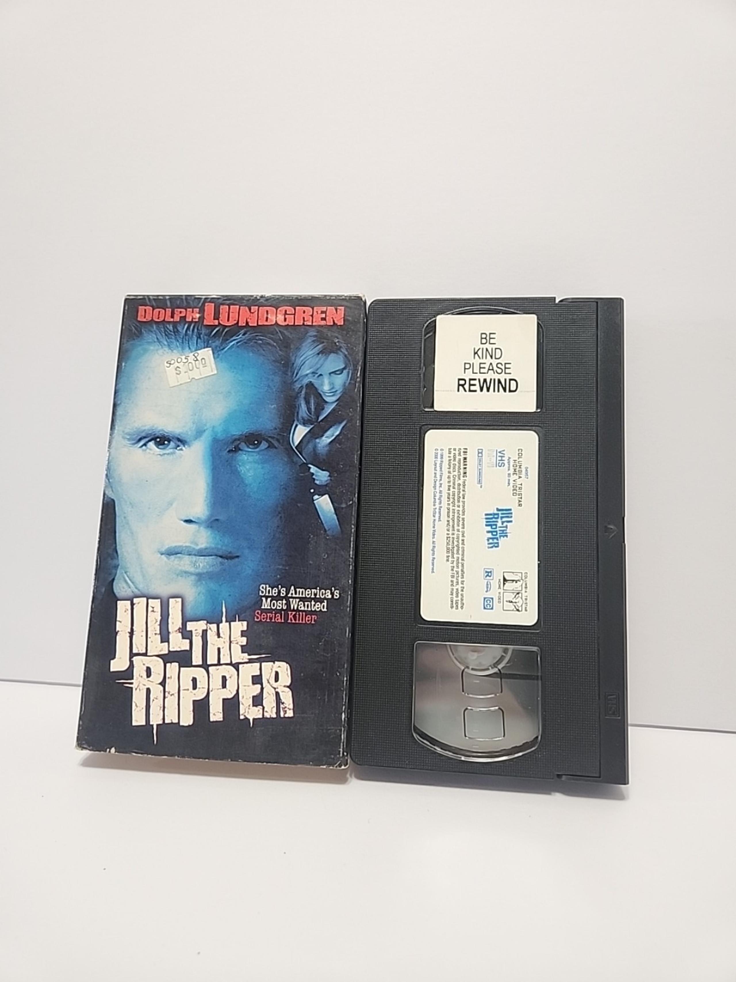 Jill the Ripper (VHS, 2000) Dolph Lundgren Thriller Columbia Tristar Home Video