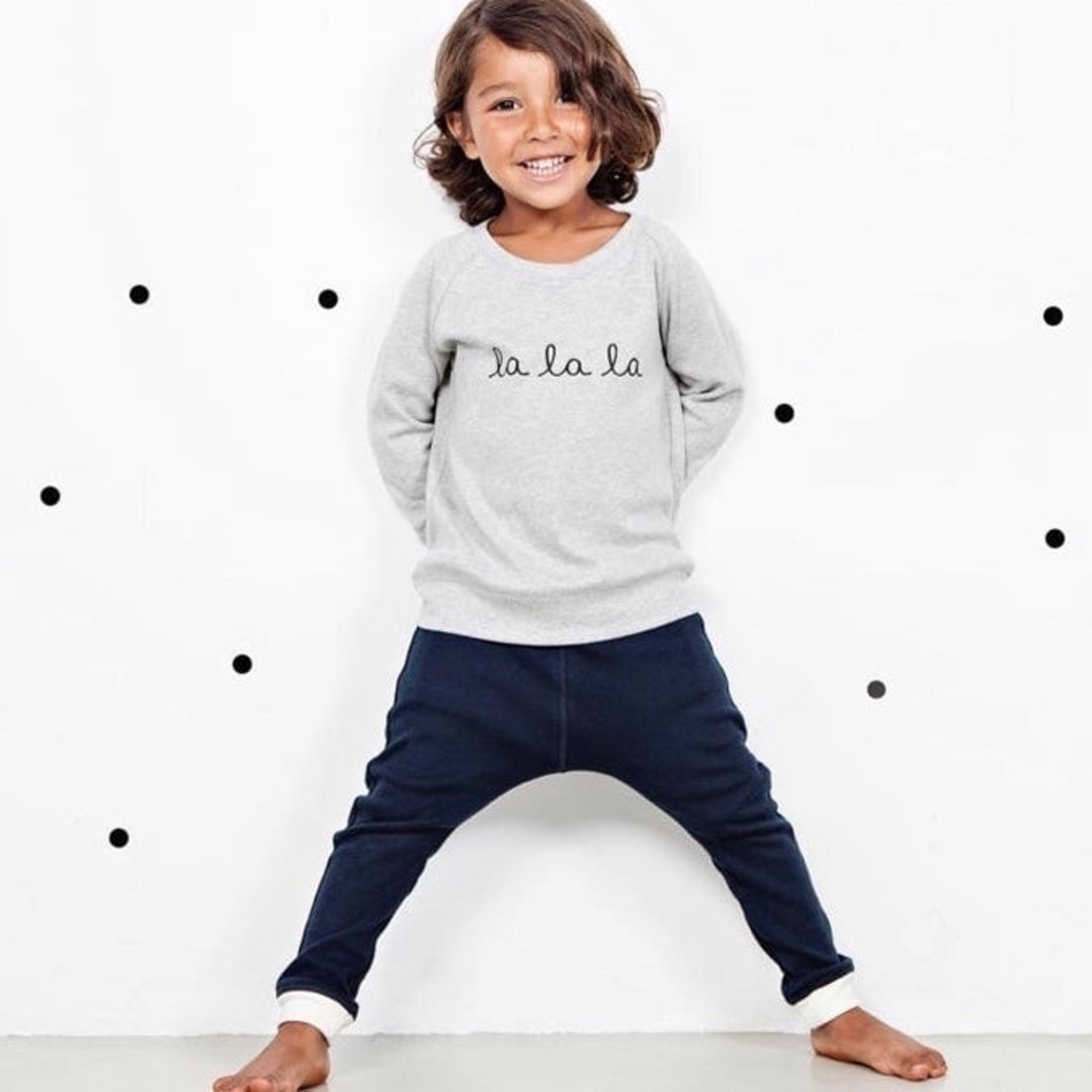 Organic Zoo Kids Navy Colorblock Jogger Pants 2/3T