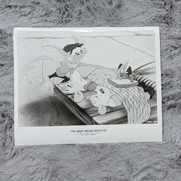 Vintage Original Still Photo of Disney's The Great Mouse Detective 198…