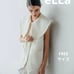 【Final Price Reduction】ella selectshop Big Collar Tweed Gilet White