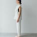 【Final Price Reduction】ella selectshop Big Collar Tweed Gilet White