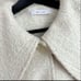 【Final Price Reduction】ella selectshop Big Collar Tweed Gilet White