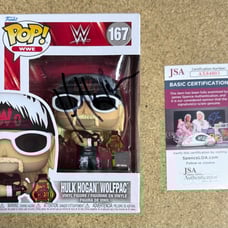 WWE Hollywood Hulk Hogan Signed 2024 NWO Funko Pop! #167 With JSA COA
