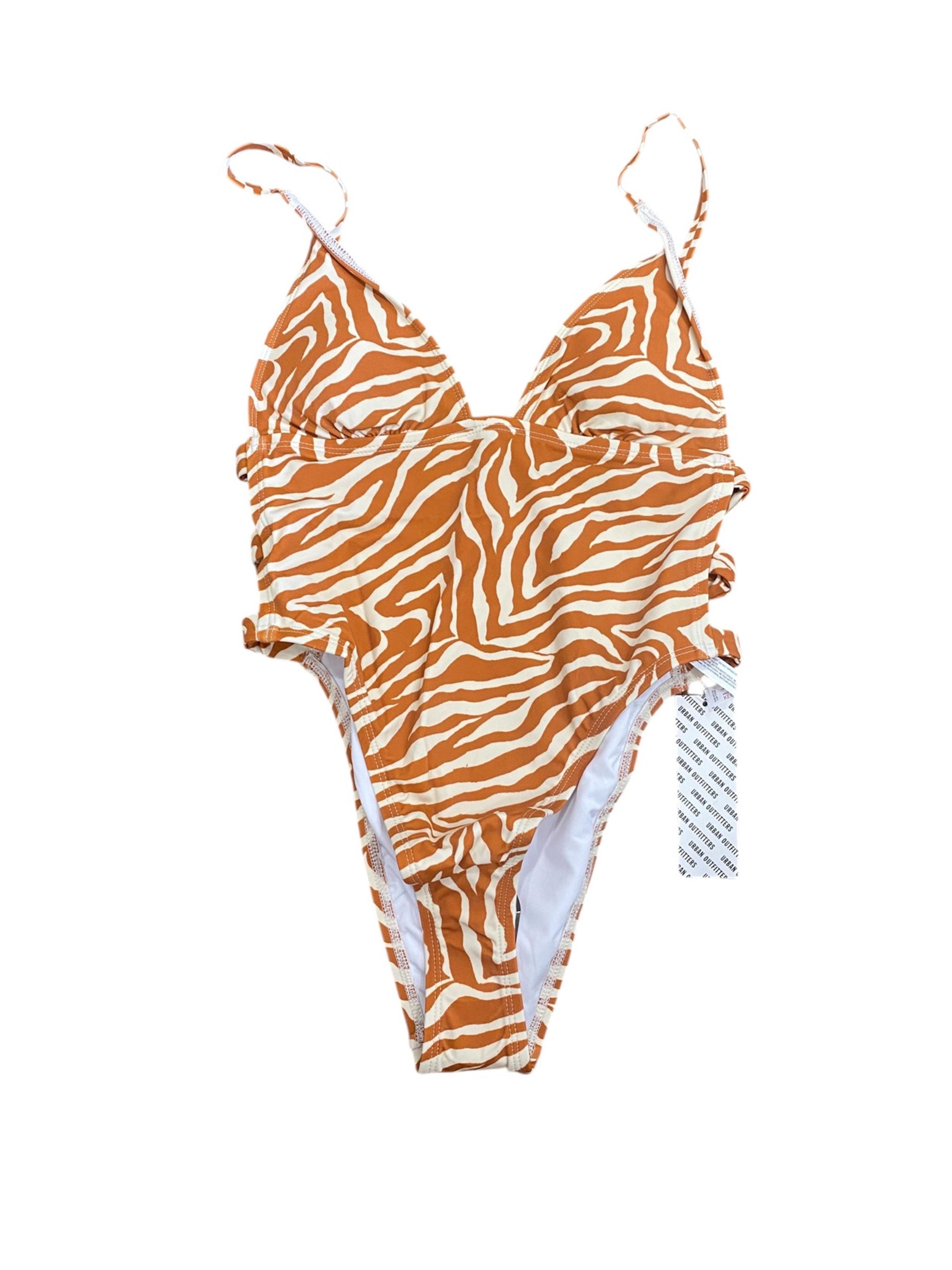 Urban Outfitters Scout Side Cut One Piece Tiger Swimsuit