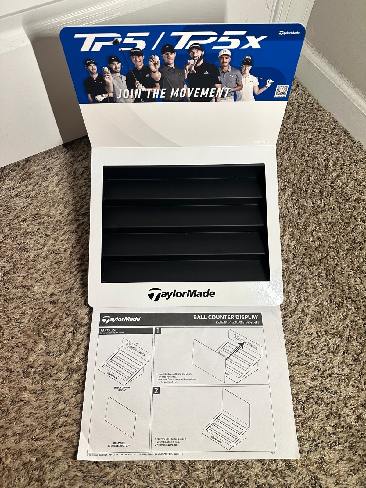 TaylorMade Golf Ball Counter Display