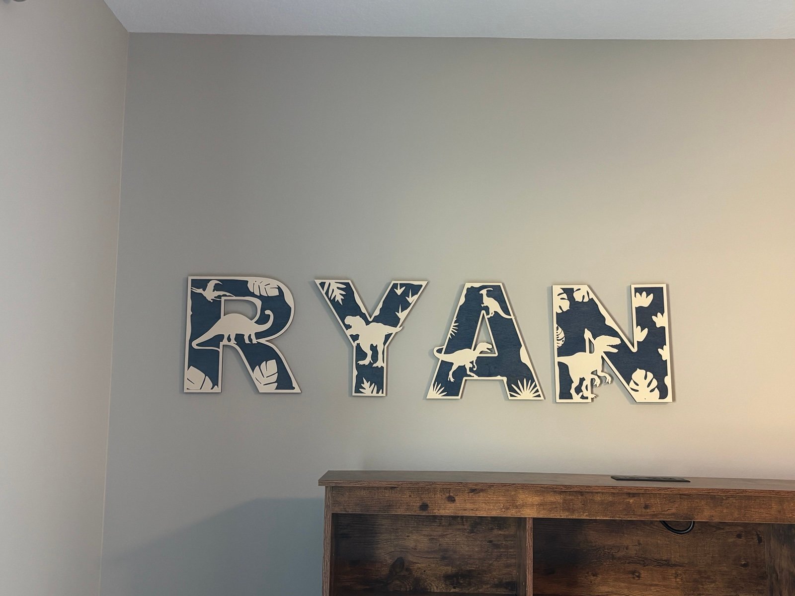 Dinosaur Nursery Letters