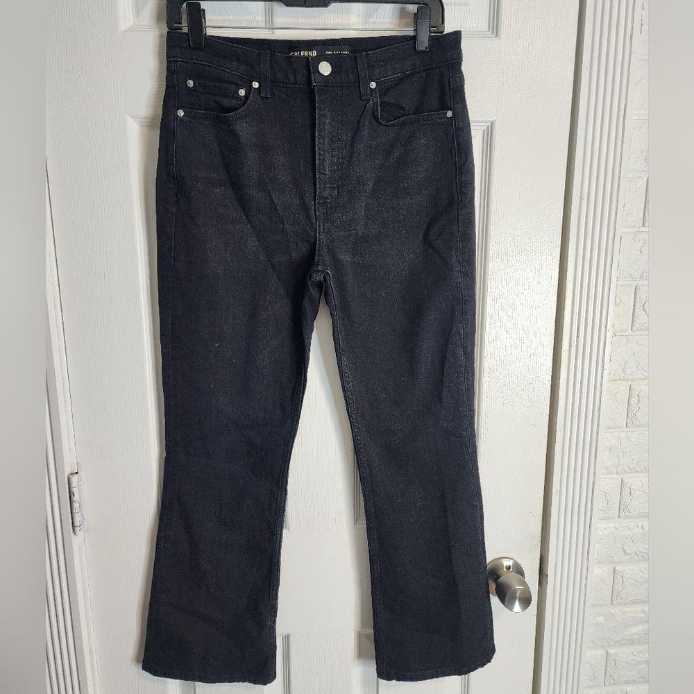 GRLFRND the Erin high-rise stretch cropped mini boot jeans size 27 NWT