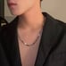 24 Womens 14K White Gold Chain Link Necklace 14 Karat Silver Jewelry 24 inch