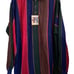 NWT Vintage Docker multi colored striped long sleeve polo - Large