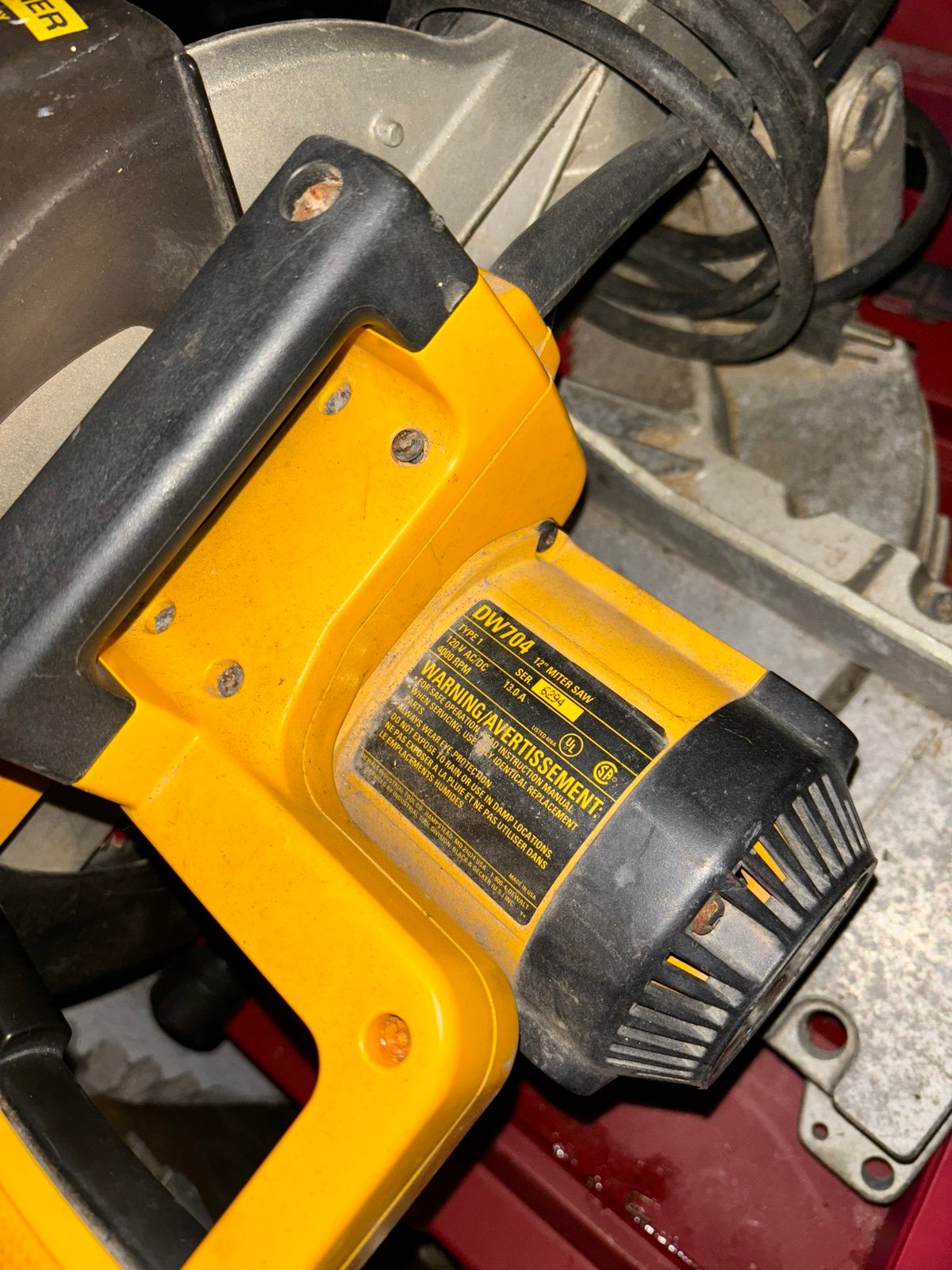 Dewalt chopsaw corded