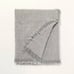 NWT Textured Grid Lines Dobby Throw Light Gray Hearth & Hand with Magnolia
