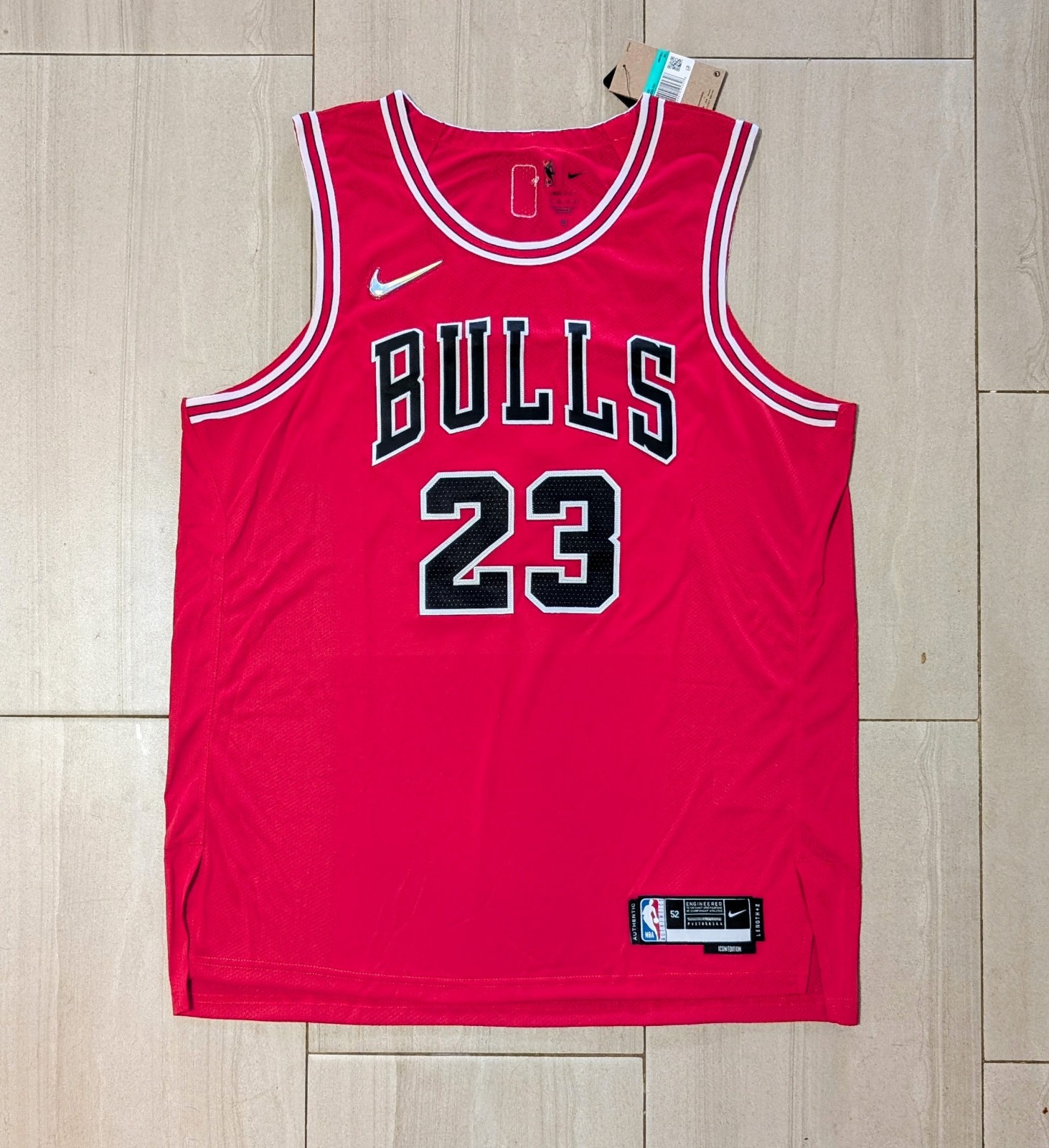 Michael Jordan Chicago Bulls 75th Anniversary Pro Cut Icon Edition Jersey