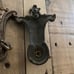 Architectural salvage (4) lamp remnants?