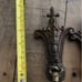 Architectural salvage (4) lamp remnants?
