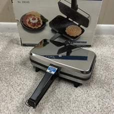 Vitantonio Pizzelle Chef 300 NS Non Stick Iron Stainless Steel New Open Box