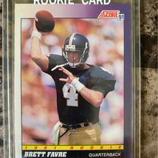 1991 Brett Favre Rookie Card #611
