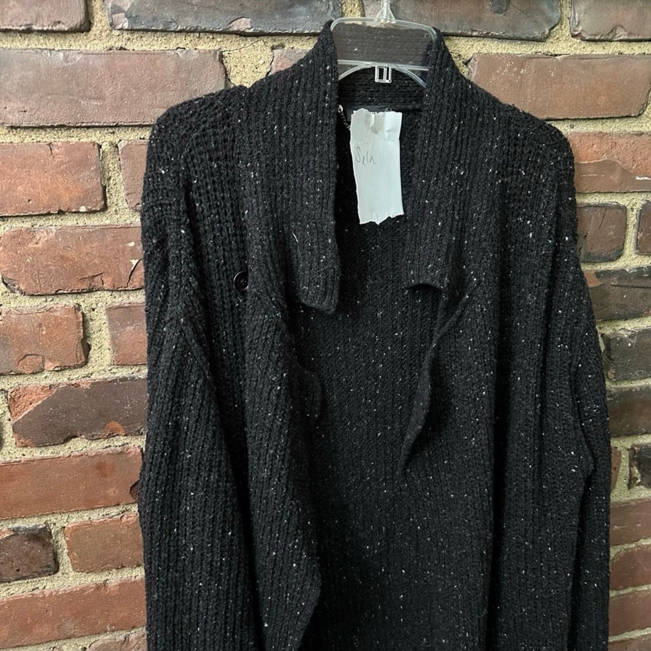 DIESEL | Knitwear Sweater Duster Pocket Coat Sz Large Wool Blend