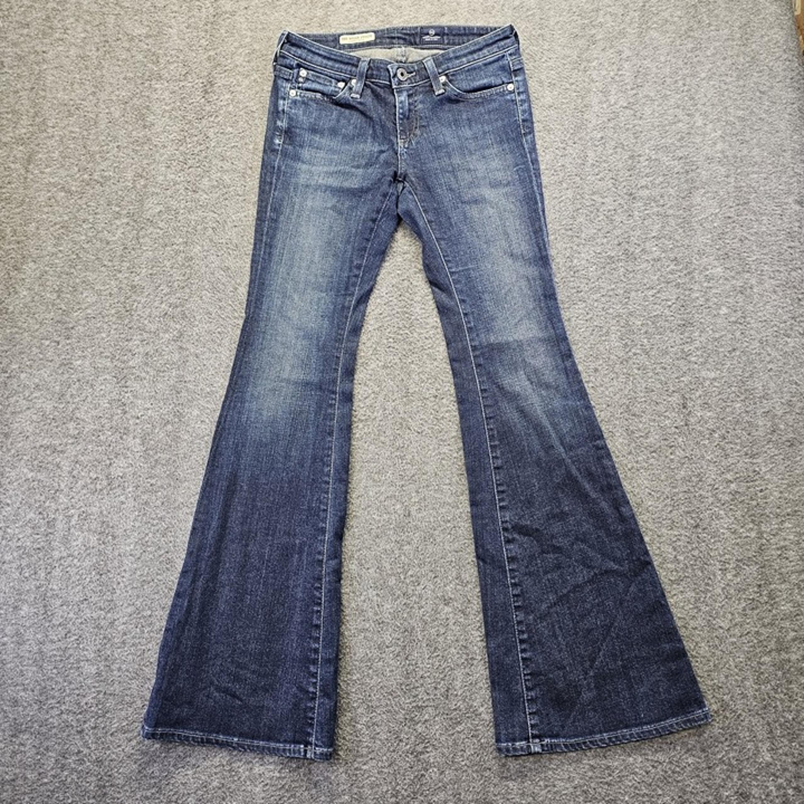 AG Adriano Goldschmied Jeans Womens 24 R Dark Wash The Belle Petite Flare