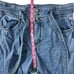 Silver Belted High Rise Wide Leg Crop Jeans Plus Size 12 Women’s Indigo Blue