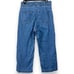 Silver Belted High Rise Wide Leg Crop Jeans Plus Size 12 Women’s Indigo Blue