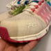Timberland PRO Radius Comp Toe Work Shoes Womens Size 6M White Pink BlueLace Up