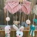 Handmade Baby Mobile with amigurumi
