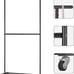 Double Rod Clothing Garment Rack Rolling Clothes Organizer Hanging (Black)