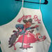 Vintage Kitchen Apron 40s 50s MCM Western Style BBQ Cowboy