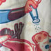 Vintage Kitchen Apron 40s 50s MCM Western Style BBQ Cowboy