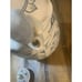 Chinese Kendi Vesssel Decorative Bone White Blue Floral Anthropomorphic Spout