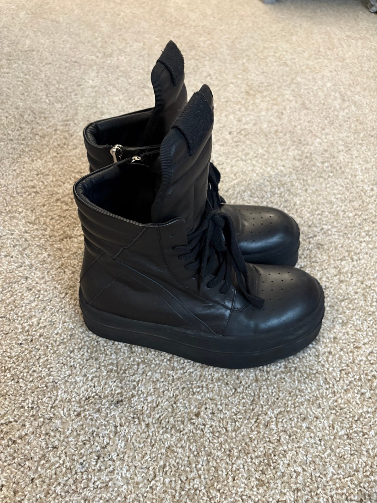 rick owens mega bumper geobasket