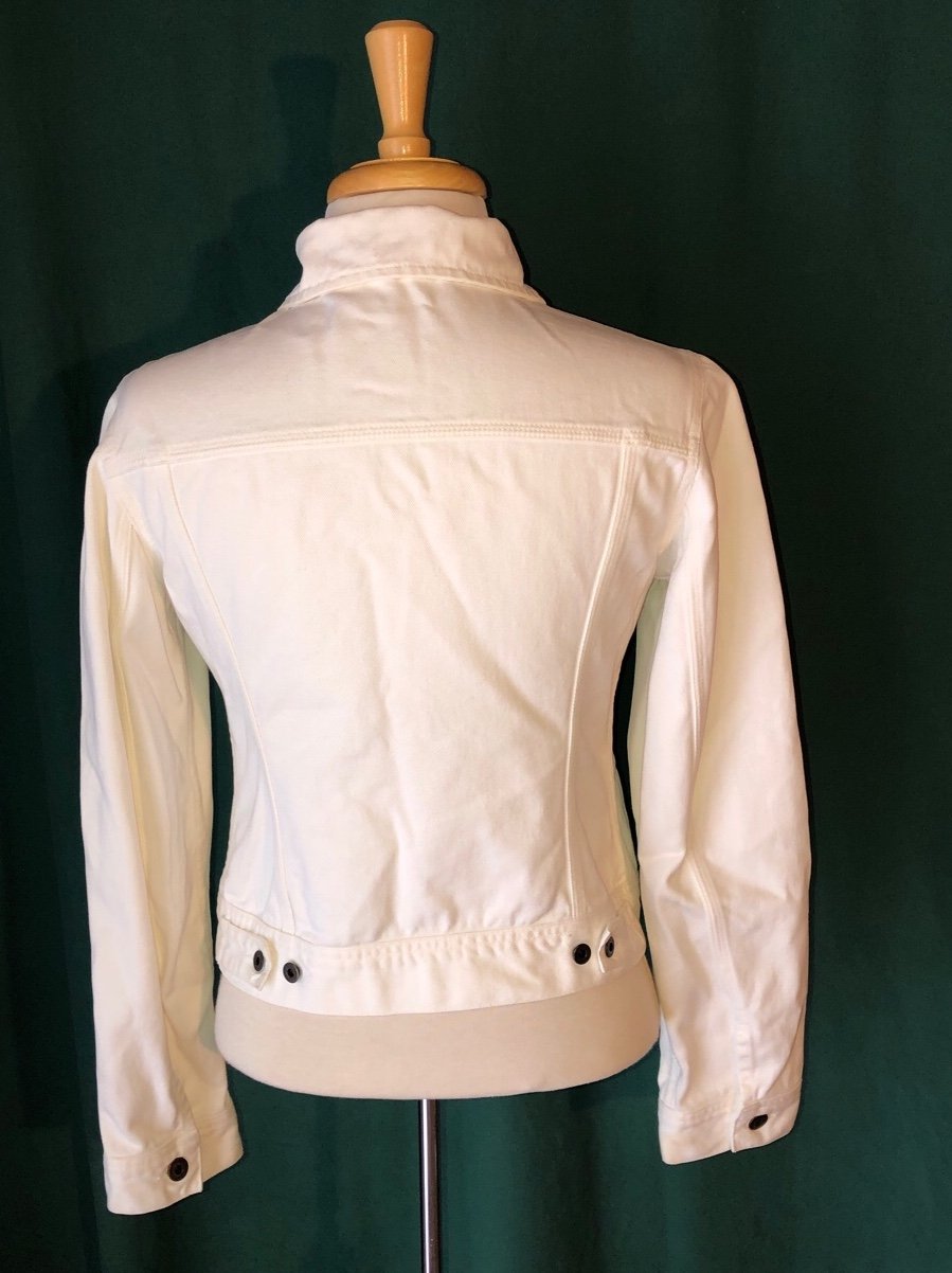 Miu Miu White Jean Jacket