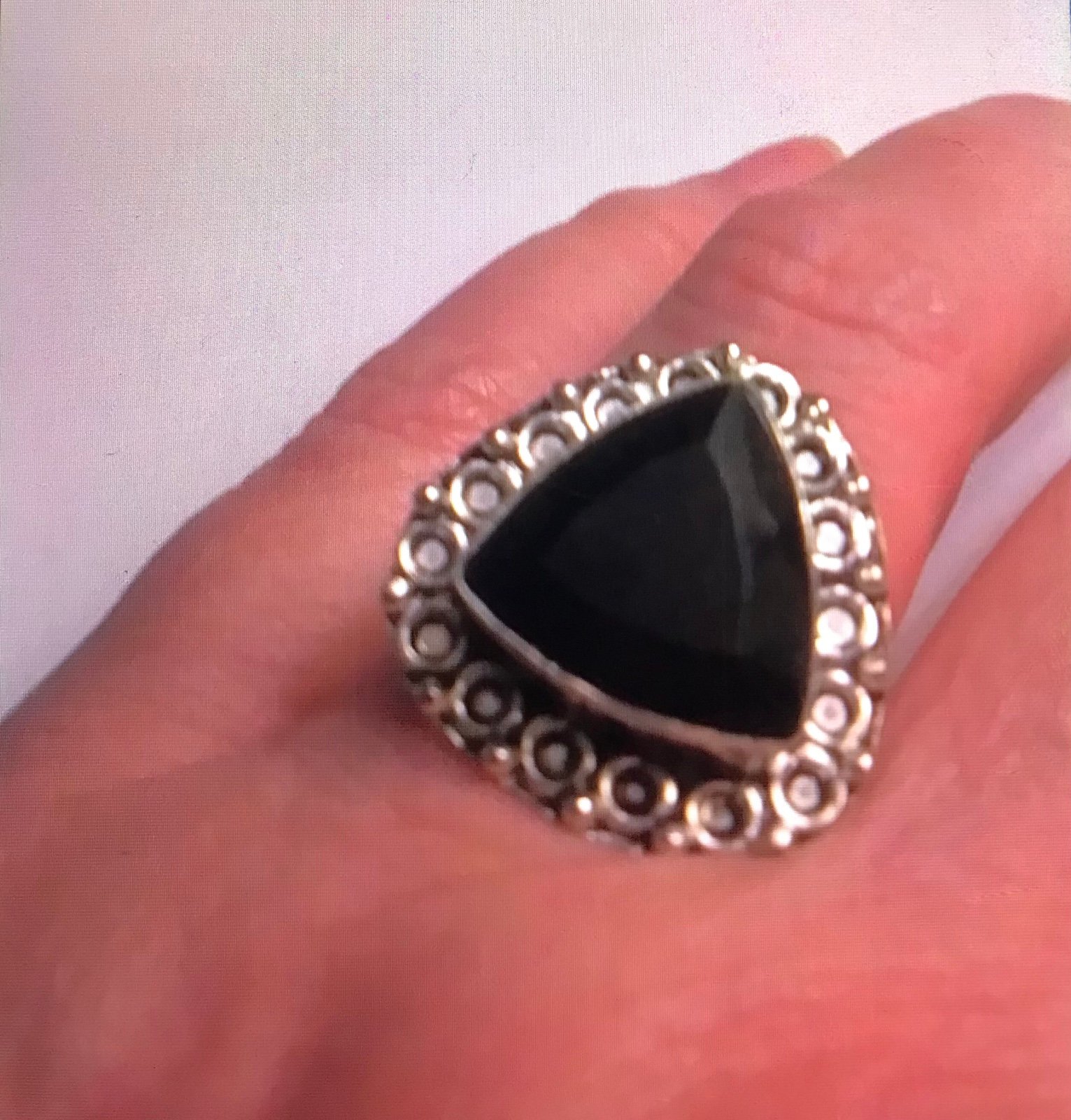 Black Onyx 925 Sterling Silver Ring
