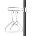 Double Rod Rolling Garment Rack, Metal -9sz9