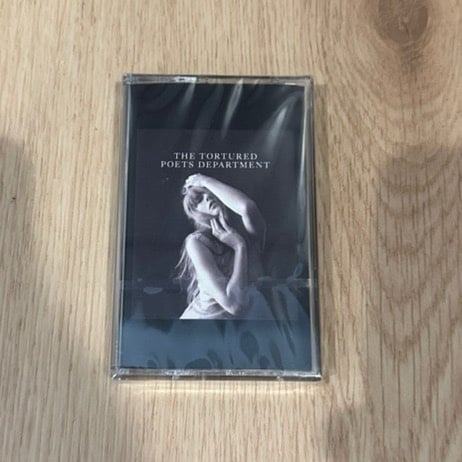 Taylor Swift The Tortured Poets Department Cassette Tape + Bonus The Black Dog