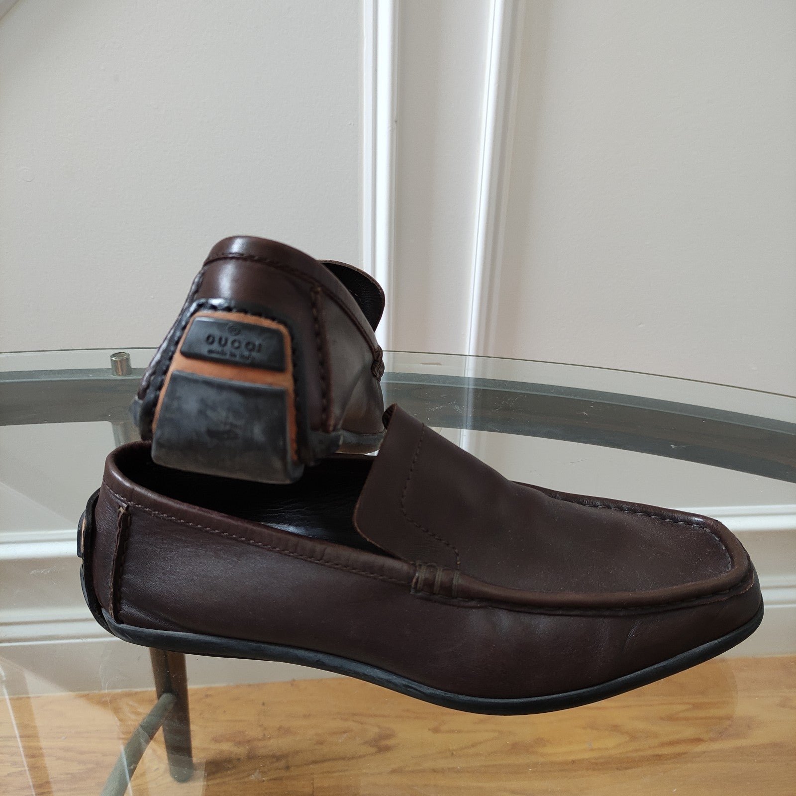 Gucci Driving Loafer Gucci size men's 9 brown