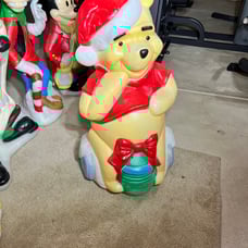 santa's best pooh blowmold