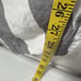 MADEWELL Skirt Midi Grey White Striped Overlay Wrap Tulip Hem Slit Linen Blend S