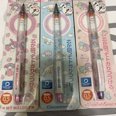 Popular characters Sanrio Kurutoga Sharp 3-point: Little Twin Stars, My Melody, Cinnamoroll