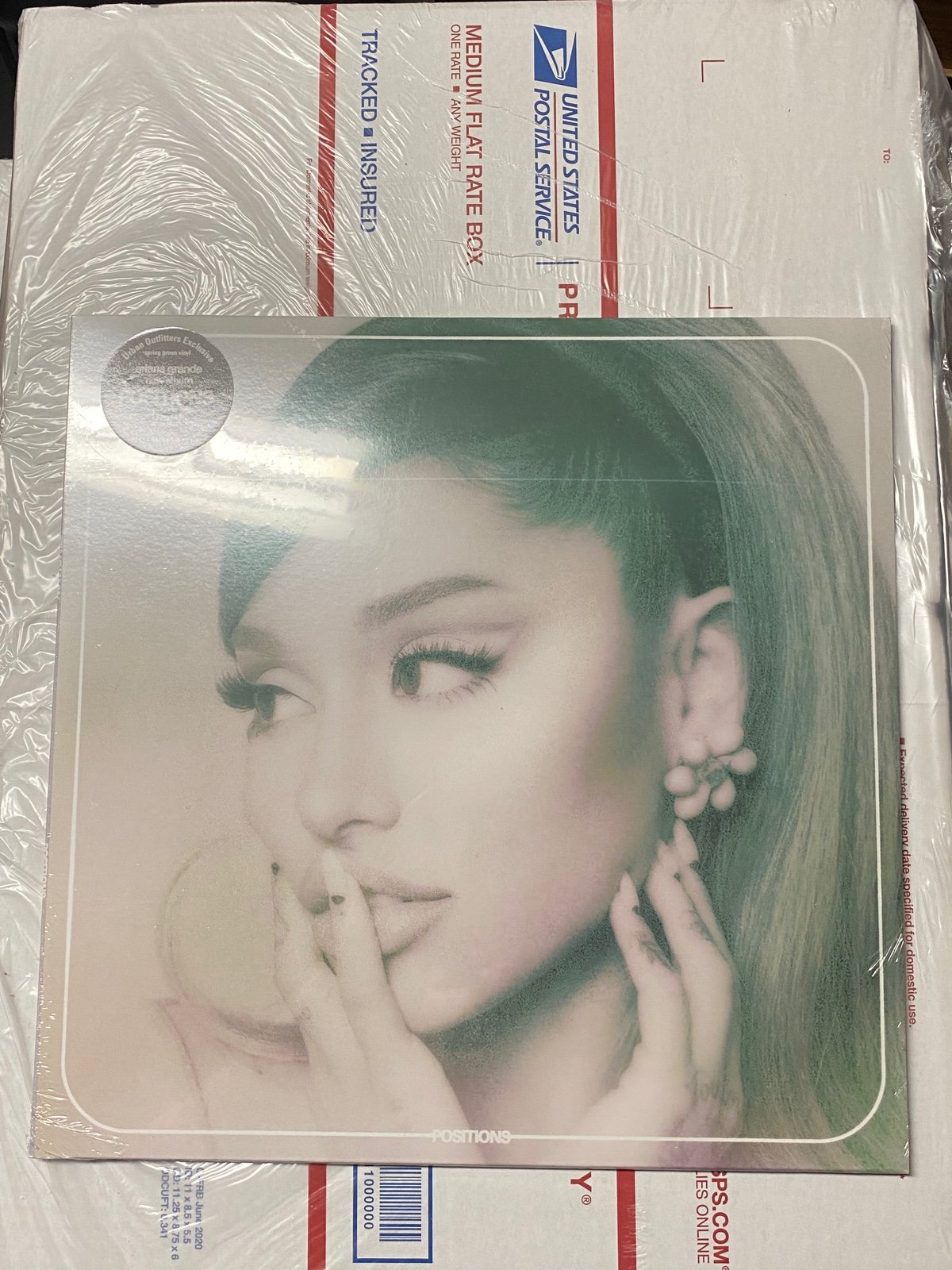 Ariana Grande Positions Green Vinyl Urban Outfitters Exclusive