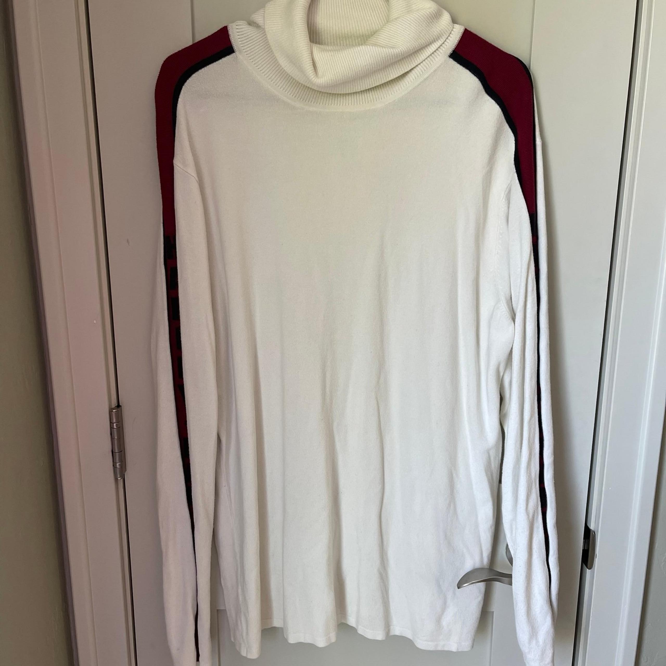 Harley Davidson Women’s Turtle Neck Sweater Size 2W White Moto Bike
